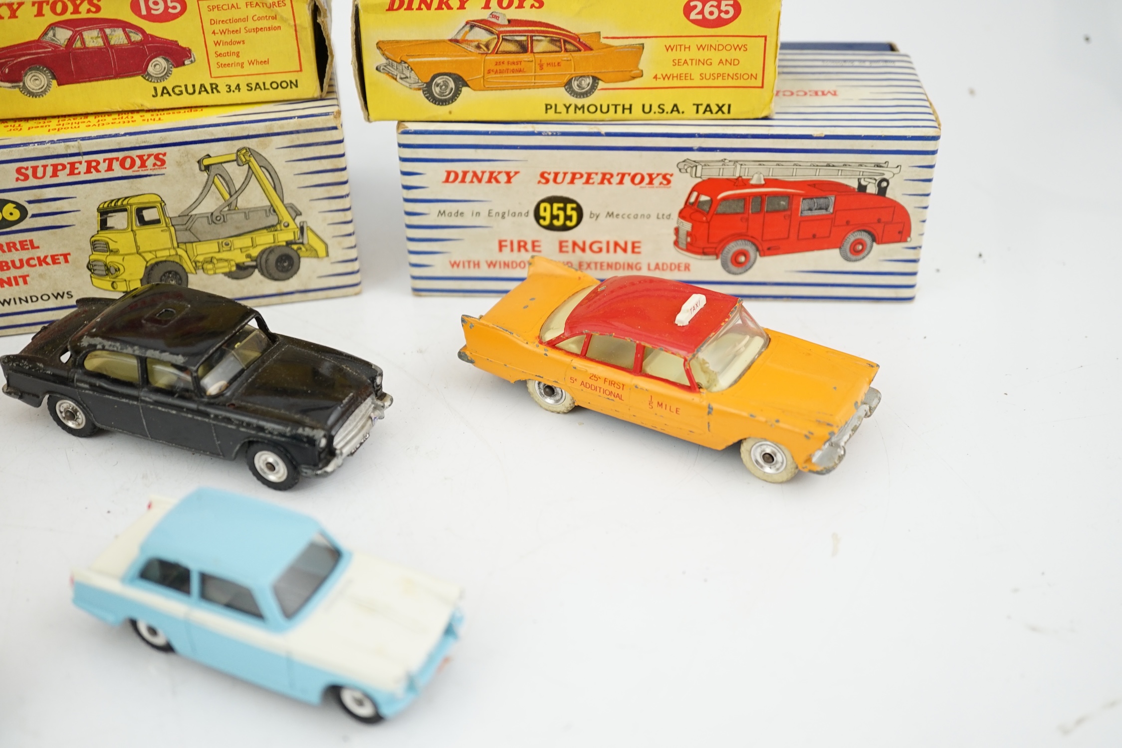 Eleven boxed Dinky Toys